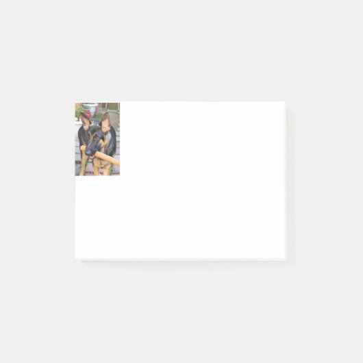 German Shepherd door Shirley Taylor Post-it® Notes (Voorkant)