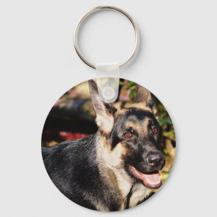 German Shepherd door Shirley Taylor Sleutelhanger