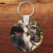 German Shepherd door Shirley Taylor Sleutelhanger (Voorkant)