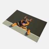 German Shepherd Doormat Art Deurmat (Schuin)