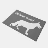 German Shepherd Doormat Deurmat (Schuin)