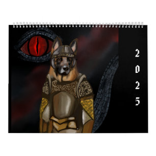 German Shepherd "Dragons & Dogs" Kalender