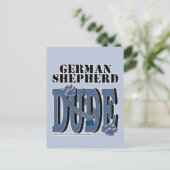 German Shepherd DUDE Briefkaart (Staand voorkant)