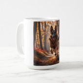 German Shepherd Elegant Coffee Mug Koffiemok (Voorkant links)