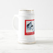 German Shepherd en Santa Claus Bierpul (Voorkant links)