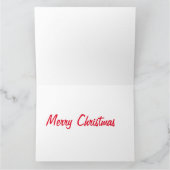 German Shepherd en Santa Claus Kaart (Binnen)