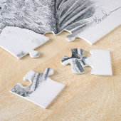 German Shepherd en Santa Claus Legpuzzel (Zijkant)