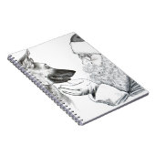 German Shepherd en Santa Notitieboek (Rechterzijde)