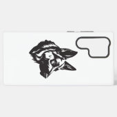 German Shepherd Face Samsung Case Samsung Galaxy Hoesje (Achterkant horizontaal)