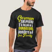 German Shepherd family Loyalty & Protector Shepher T-shirt (Voorkant)