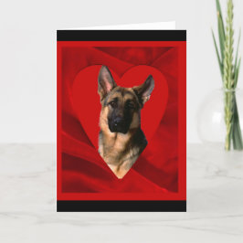 German Shepherd Feestdagen Kaart