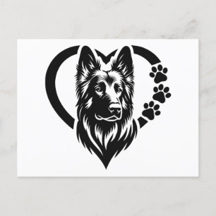 German Shepherd Feestdagenkaart