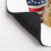 German Shepherd Flag Muismat (Hoek)