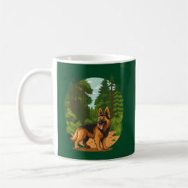 German Shepherd Forest Adventure Dog  Koffiemok