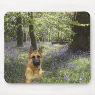 German Shepherd Forest Mousepad Muismat