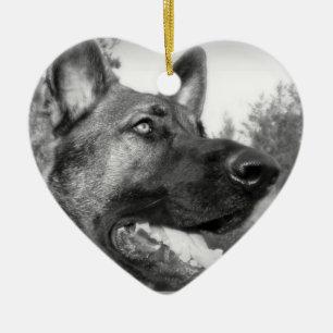 German Shepherd Foto Keramisch Ornament