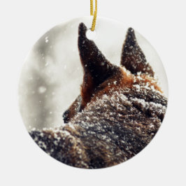 German Shepherd Foto Keramisch Ornament