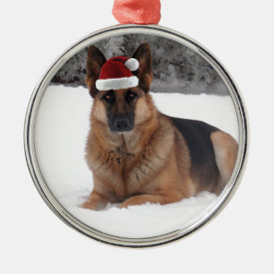 German Shepherd Foto Metalen Ornament