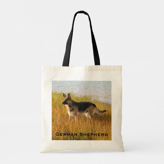 German Shepherd Foto op Canvas tas (Achterkant)