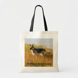 German Shepherd Foto op Canvas tas