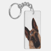 German Shepherd Foto Sleutelhanger (Voorkant Links)