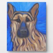 German Shepherd Fotoplaat (Voorkant)