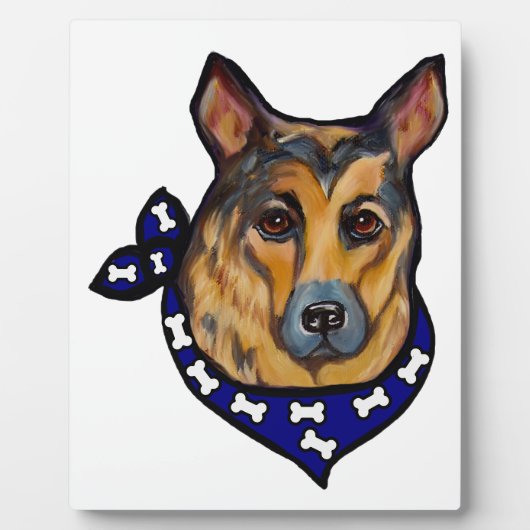 GERMAN SHEPHERD FOTOPLAAT (Voorkant)