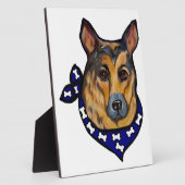 GERMAN SHEPHERD FOTOPLAAT (Zijkant)