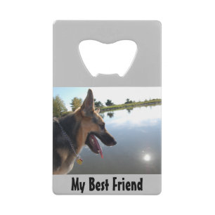 German Shepherd Friend Creditkaart Flessenopener