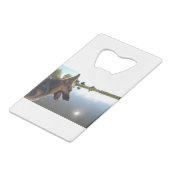 German Shepherd Friend Creditkaart Flessenopener (Achterkant Gekanteld)