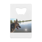 German Shepherd Friend Creditkaart Flessenopener (Achterkant)