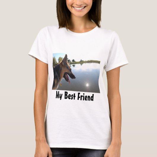 German Shepherd Friend T-shirt (Voorkant)