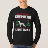 German Shepherd German Shepherd Christmas T-shirt (Voorkant)