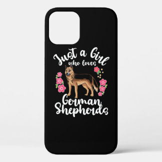 German Shepherd, gewoon een meisje dat er van houd Case-Mate iPhone Case