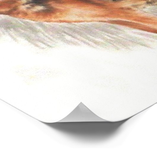 German Shepherd "Ghost" Collage Poster (Hoek)