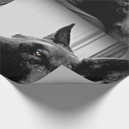 German Shepherd Gift Wrapping Paper Cadeaupapier (Hoek)