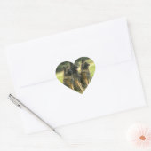 German Shepherd Gifts Hart Sticker (Envelop)