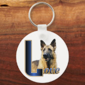 German Shepherd Gifts Sleutelhanger (Voorkant)