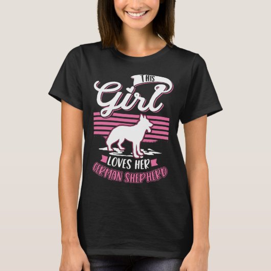 German Shepherd Girl German Shepherd  1 T-shirt (Voorkant)