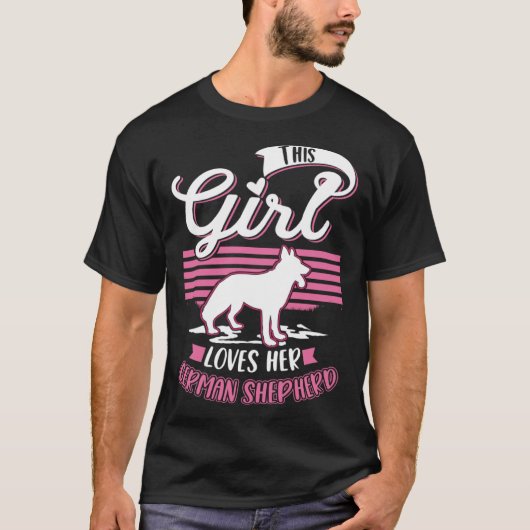 German Shepherd Girl German Shepherd  1 T-shirt (Voorkant)