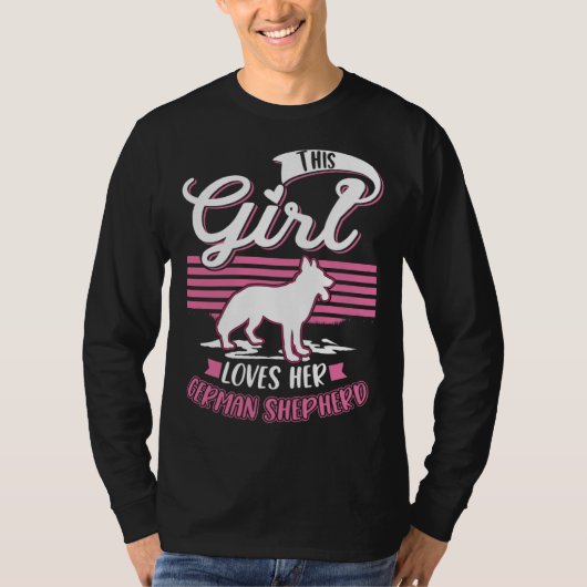 German Shepherd Girl German Shepherd  1 T-shirt (Voorkant)