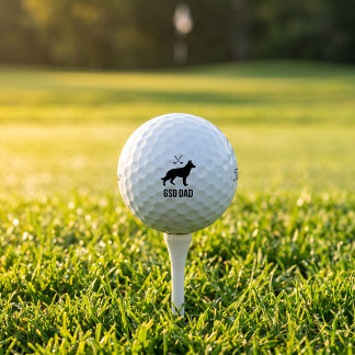 German Shepherd Golf Vader Titleist Pro V1 Bal Ges