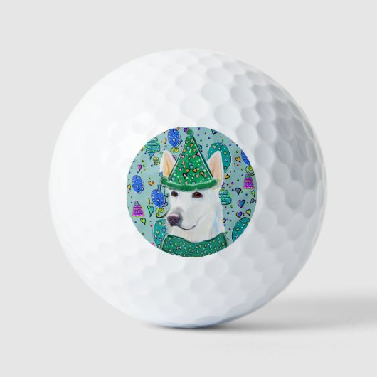 GERMAN SHEPHERD GOLFBALLEN (Voorkant)