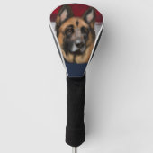 German Shepherd Golfheadcover (Voorkant)