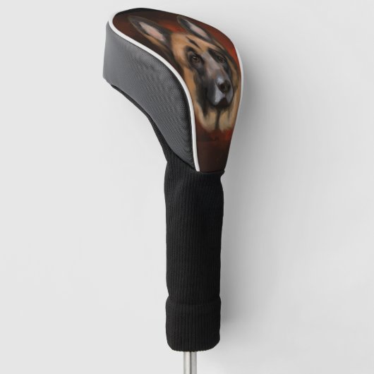 GERMAN SHEPHERD GOLFHEADCOVER (Schuin)