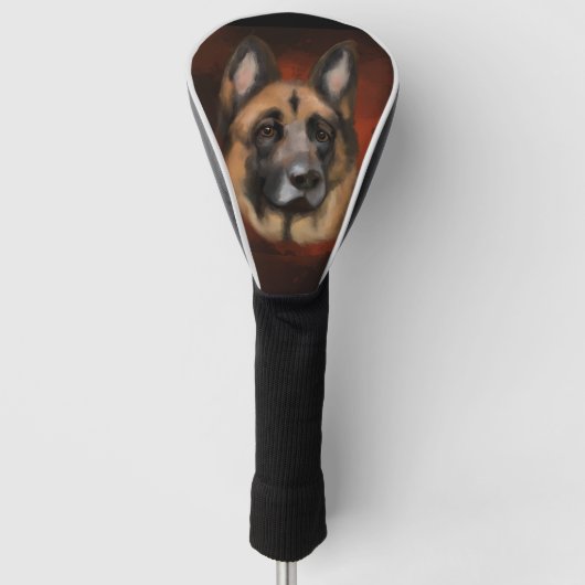 GERMAN SHEPHERD GOLFHEADCOVER (Voorkant)