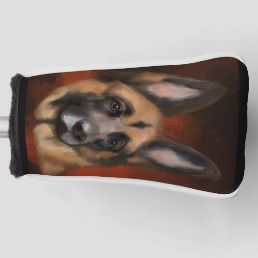 GERMAN SHEPHERD GOLFHEADCOVER (Voorkant)