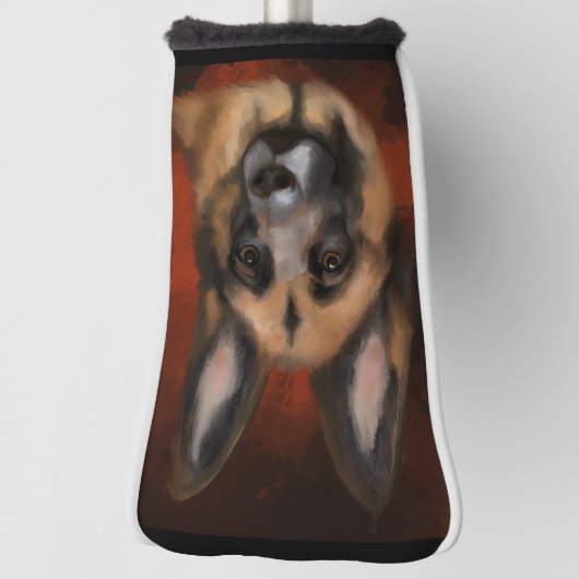 GERMAN SHEPHERD GOLFHEADCOVER (Draai 90)