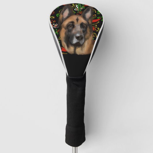 GERMAN SHEPHERD GOLFHEADCOVER (Voorkant)