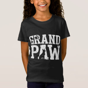 German Shepherd Grand Paw Grandpaw Hondenliefhebbe T-shirt